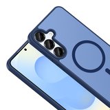 Galaxy A56 Kılıf M-safe Şarj Özellikli MKST Babet Kapak - Siyah
