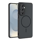 Galaxy A37 Kılıf M-safe Şarj Özellikli MKST Tea Kapak - Siyah