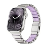 Watch 10 42mm MKST KRD-149 Premium Metal / Silikon Kordon - Siyah-Turuncu