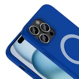iPhone 14 Pro Max Kılıf MagSafe Şarj Özellikli Soft Mat Tasarım Aris Silikon Kapak