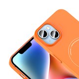 iPhone 14 Kılıf Magsafe Şarj Özellikli Kamera Korumalı Premium Elio Sert PC Kapak