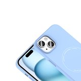 iPhone 15 Kılıf Magsafe Şarj Özellikli Kamera Korumalı Premium Elio Sert PC Kapak