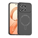 Poco F8 Pro Kılıf M-Safe Şarj Özellikli Kamera Korumalı MKST Elio Sert PC Kapak - Siyah