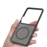 Galaxy Z Flip 7 Kılıf M-Safe Şarj Özellikli Kamera Korumalı MKST Lunex Kapak - Siyah