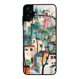 Galaxy A07 Kılıf Kamera Korumalı Desenli Luxury Portrait Painting Lusi Kapak Kahve Leopar