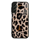 Galaxy A34 Kılıf Kamera Korumalı Desenli Luxury Portrait Painting Lusi Kapak Pembe Leopar