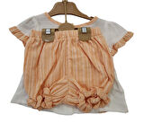 Babydoll 2li Takım Bombili Somon