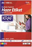 KRAF LASER ETİKET KF-2204 105 X 148.5 MM