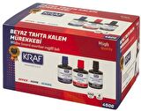 KRAF BEYAZ TAHTA KALEM MÜREKKEBİ 100ml SİYAH 450G