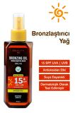Beauty Face 15+SPF Bronzalaştırıcı Güneş Yağı 150 ml