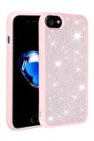 Apple iPhone 8 Kılıf Parlak Taşlı Tasarım 