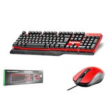 OYUNCU KLAVYE MOUSE SET KABLOLU HADRON HD-861