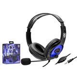 PC OYUN KULAKLIK KABLOLU 1.2MT 3.5MM MİKROFONLU HADRON KR-GM702