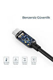 Hadron Hdx1300k Usb To Type-c Hızlı Şarz Kablosu Dijital Göstergeli 35w 1.2m