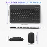 HADRON HDX2508 Kablosuz Bluetooth Smart Klavye Mouse Seti Şarjlı