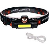 KLAUS SARJLI LED KAFA LAMBASI SMD+COB 1+3W