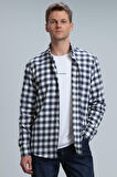 Varden Erkek Basic Gömlek Comfort Slim Fit Lacivert