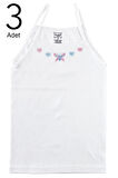Kız Çocuk Beyaz 3'lü Paket  Ribana İp Askılı Atlet ELF568TUT01653
