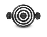 Diamond 28 Cm Yanmaz Yapışmaz Elmas Basık Tencere