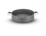 Brioni Stone-Age 26 cm Çizilmez Yanmaz Yapışmaz İndüksiyonlu Basık Tencere