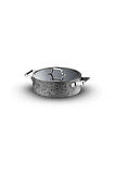 BRİONİ STONE-H ÇİZİLMEZ YANMAZ YAPIŞMAZ İNDÜKSİYONLU 22 CM BASIK TENCERE 