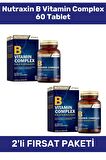 Nutraxin B Vitamin Complex 60 Tablet - 2 Adet