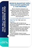 Bioxcin Quantum Yağlı Saçlar İçin Hacim Verici Şampuan 2x300 ml