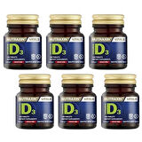 Nutraxin Vitamin D3 1000 IU 120 Tablet 6'lı Paket