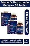 Nutraxin Women's Multivitamin Complex 60 Tablet 3'lü Paket