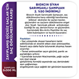 Bioxcin Zayıf Saçlar İçin Dökülme Karşıtı Siyah Sarımsaklı Şampuan 2x300 ml