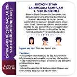 Bioxcin Zayıf Saçlar İçin Dökülme Karşıtı Siyah Sarımsaklı Şampuan 2x300 ml