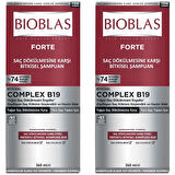 Bioblas Forte Yoğun Saç Dökülmelerine Karşı Bitkisel Şampuan 360 ml 2 ADET