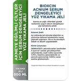 Bioxcin Acnium Karma ve Yağlı Cilt için Dengeleyici Bitkisel Parabensiz Yüz Temizleme Jeli 500 ml 