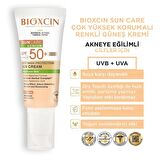Bioxcin Sun Care Spf 50+ Akneye Eğilimli Ciltler İçin Renkli Güneş Kremi 50 ml