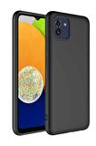 Galaxy A03 Kılıf Lansman Tasarım İç Yüzeyi Kadife Silikon