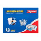 Bigpoint Laminasyon Filmi A3 125 Mikron 100'lü Kutu