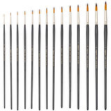 Bigpoint 200R Serisi Sentetik Kıl Yuvarlak Fırça No: 12 12'li Kutu