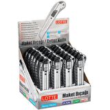 Lotte Maket Bıçağı Metal Geniş