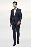 Erkek Lacivert Regularfit / Rahat Kalıp  Takım Elbise