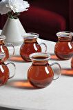 Perotti Keyfi Ala 6 Lı Borosilikat Çay Bardağı 15528