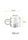 Ringo Stone 6lı Fincan Seti - Türk Kahvesi, Espresso Fincan Takımı - Füme, 100 ML