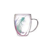 Perotti Double Feather Çift Cidarlı Kupa 350 ml