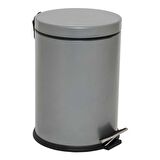 Rossel Premium 5 Lt Pedallı Gri Renkli Çöp Kovası-813G