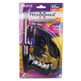Ayt Technomax TM-9113 40 Watt Tabanca Havya Lehim Telli Lehim Makinesi Aleti AC220V 120cm Kablolu