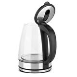 Crown CRW-7204 1500W 1.8 Litre Cam Hazneli Su Isıtıcı Mutfak Kettle