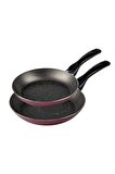 Papilla Granit 2'li Tava Set 20-24 Cm
