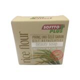 Softto Plus Pirinç Unu Özlü Cilt Beyazlatıcı Sabun