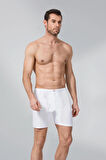 Namaldı 3'lü erkek XL beden penye arjantin boxer beyaz renk 