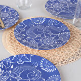 Keramika Blue Clove Servis Tabağı 26 Cm 6 Adet - 18945