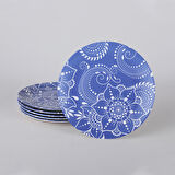 Keramika Blue Clove Servis Tabağı 26 Cm 6 Adet - 18945